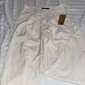 Vans Cream Chinos Relaxed Fit Cotton Blend